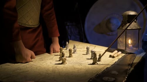 Planning Medieval War Strategy by Lantern Light