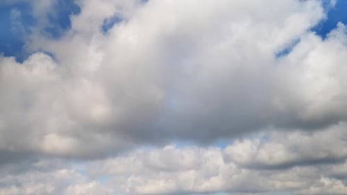 Blue Sky with White Cloudscape