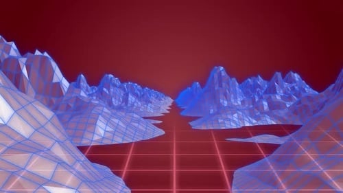 Animation einer topografischen 3D-Karte