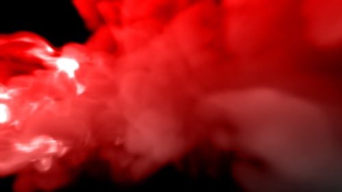 Dynamic Red Smoke Reveal Transition