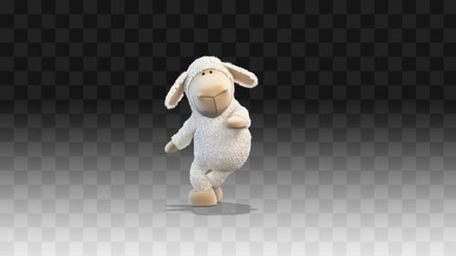 Plush Little Lamb Hip Hop Dancing