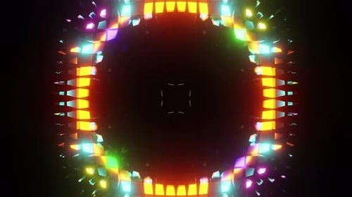 Simple Equalizer For Music Party Performance Vj Loop 4K