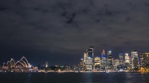 Timelapse del paisaje urbano de Sídney