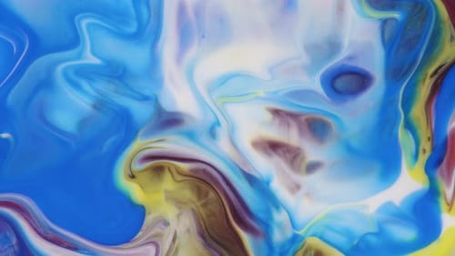 Abstract Fluid Paint Swirl Art Background
