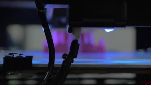 3D Printer Creates Intricate Castle Model