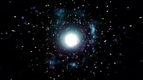 Futuristic Space Travel Wormhole Hyperspace Loop Animation