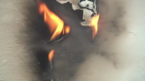 Hintergrund mit Feuer
