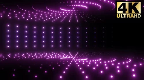 Abstract Geometric Light Grid Loop