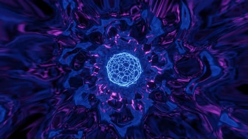 4K Hyperspace Travel Warp Speed Science Fiction Space Tunnel | Background Loop