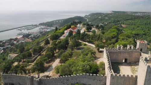 Atlantic Coast Facing Majestic Ocean As Seen From a Viewpoint