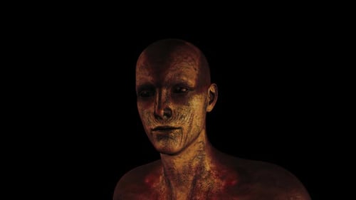 Dead Face 3D Horror-Charakter