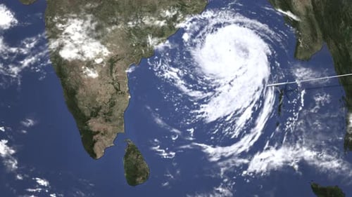 Airlane Arrives To Chennai India