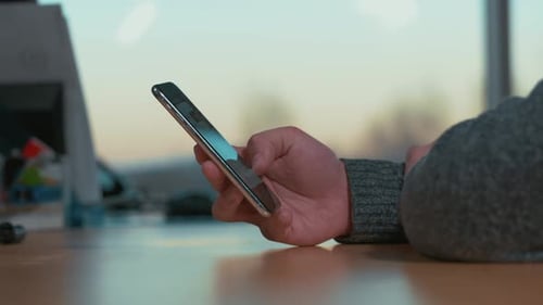 Office Work With Smartphone 1