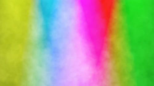 Multicolored Stage Lights Shining with Smoke, Loop