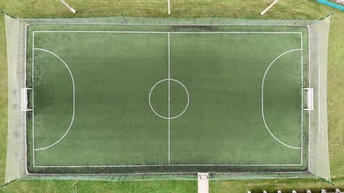 Artificial turf football field