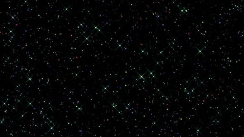 Festive Colorful Particles