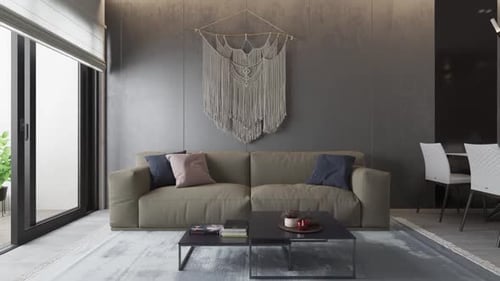 Modern Apartment Interior Design with Minimalist Aesthetic