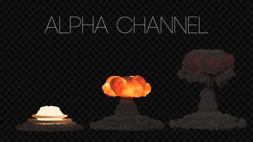 Realistic Nuclear Explosion Mushroom Cloud VFX