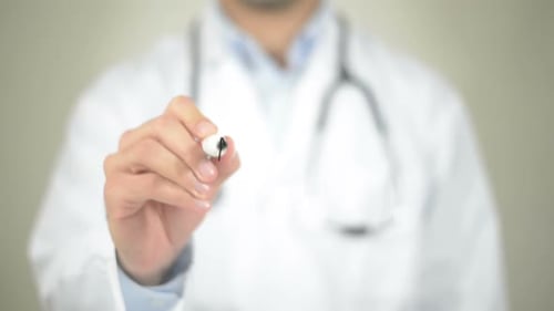 Doctor Writes 'Malaria' for Medical Concept