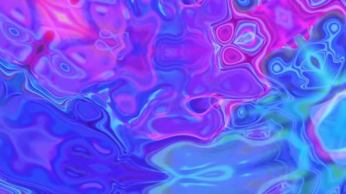 Abstrakter flüssiger Animationshintergrund in Blau und Rosa Vd 681