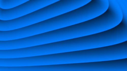 Abstract Blue Fluid Waves Seamless Loop Background