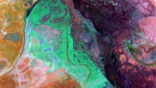 Color Surface Moving Surface Liquid Paint 14