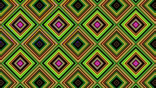 Rapid Change of Square Abstract Patterns