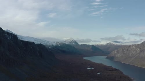 Mountain Landscape Aerial