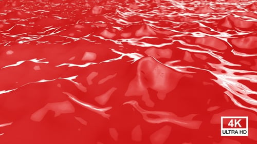 Das Meer der roten Farbe 4K