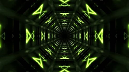 Green Tunnel Background Loop