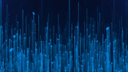 Partículas de línea abstracta 4K