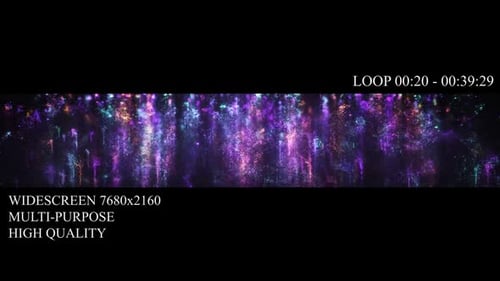 Abstract Shimmering Particle Light Stream Background Animation