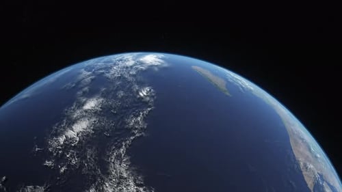 Rotating Earth with Global Red Spread Animation