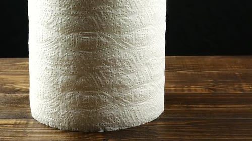 Roll of paper kitchen towels texture.