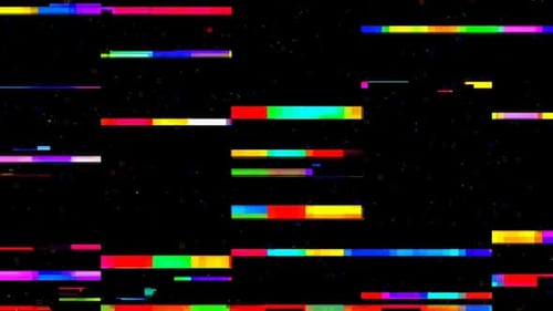 Dynamic Colorful Digital Glitch Effect
