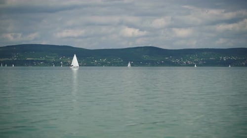 Segeln auf dem See