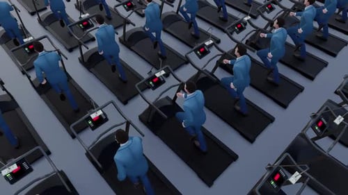 Modern Life Circle Abstract Loop