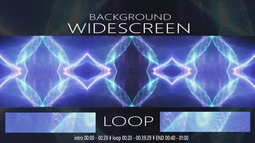 Abstract Looping Neon Geometric Pattern Background