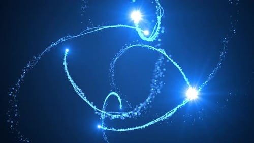 blue light background effect