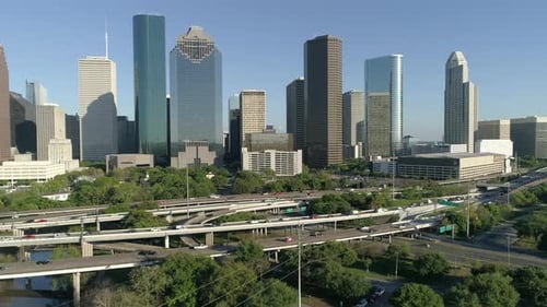 Aerial view of Houston