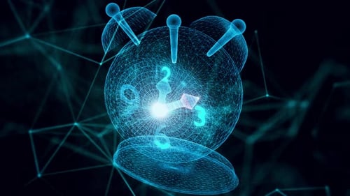 Réveil Hologram Close Up 4k