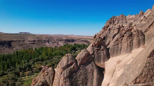 Cappadocia Landscape in Cappadocia Travel Aerial View