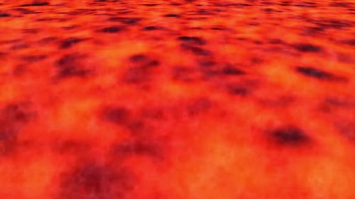 Abstract Fiery Red Fluid Motion Background Loop