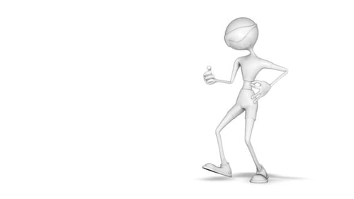 Stylized 3D Character Walking and Dancing Animation