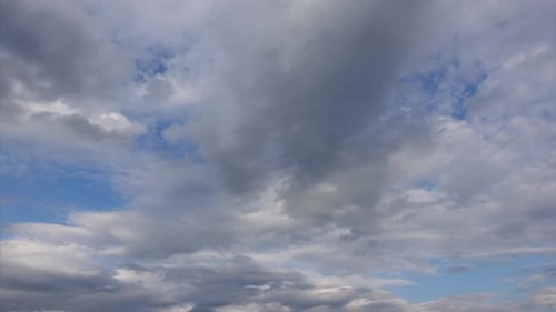Scenic View of Sky with Grey Clouds