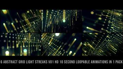 Abstrakte Grid-Lichtstreifen grün V01