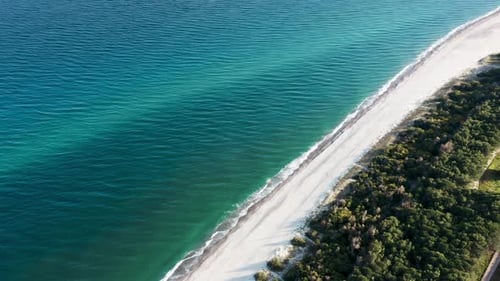 Entspannender Blick auf Sandy Beach