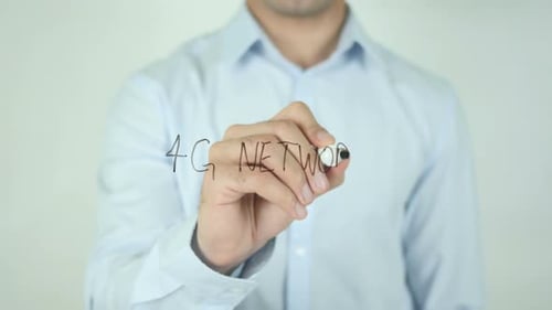 4G-Netzwerk, Schreiben auf dem Bildschirm