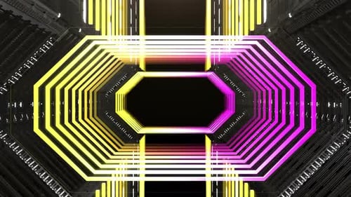 Flying Tunnel Corridor 10 4K