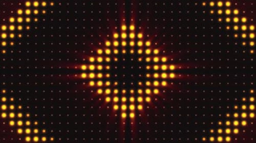 Bright floodlights background with particles and glow